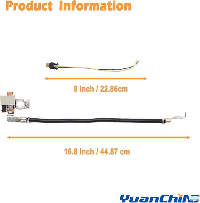 AV6N10C679GB Battery Current Sensor Compatible with Ford Focus Escape 2012-2019 IBS Negative Battery Cable Sensor Replacement AV6Z-10C679-P AV6N-10C679-BC