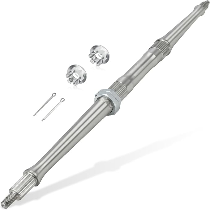M MATI Rear Axle Shaft With Nuts for Yamaha B-anshee 350 YFZ350 Warrior 350 YFM350X 1987-2004 3GD-25381-00-00