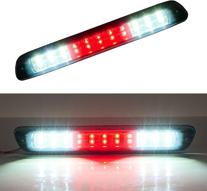 Third 3rd Brake Light LED for 2004-2012 Chevy Colorado/GMC Canyon, High Mount Rear Brake Lights Assembly, Waterproof Center Cab Cargo Lamp Stop Light