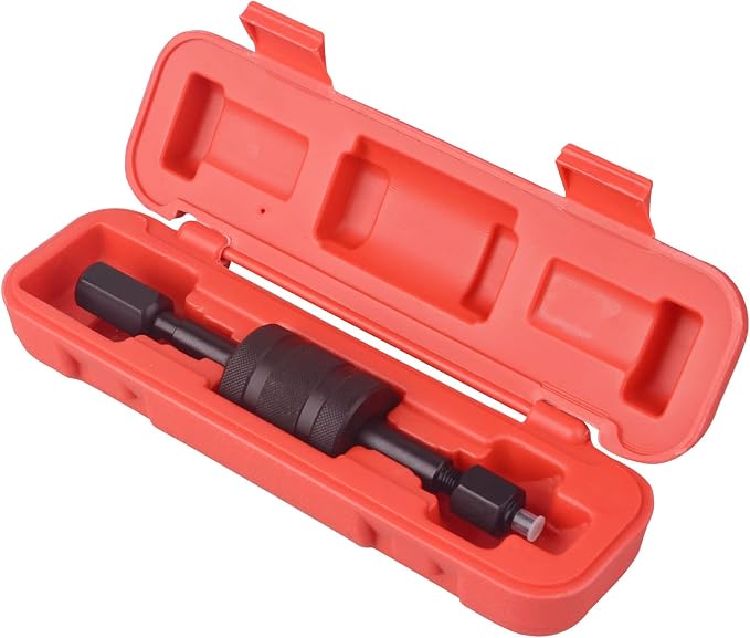 DAYUAN Diesel Injector Puller Tool with Slide Hammer Bundle with Pneumatic Diesel Injector Puller Air Vibration Injector Removal Tool Kit Set