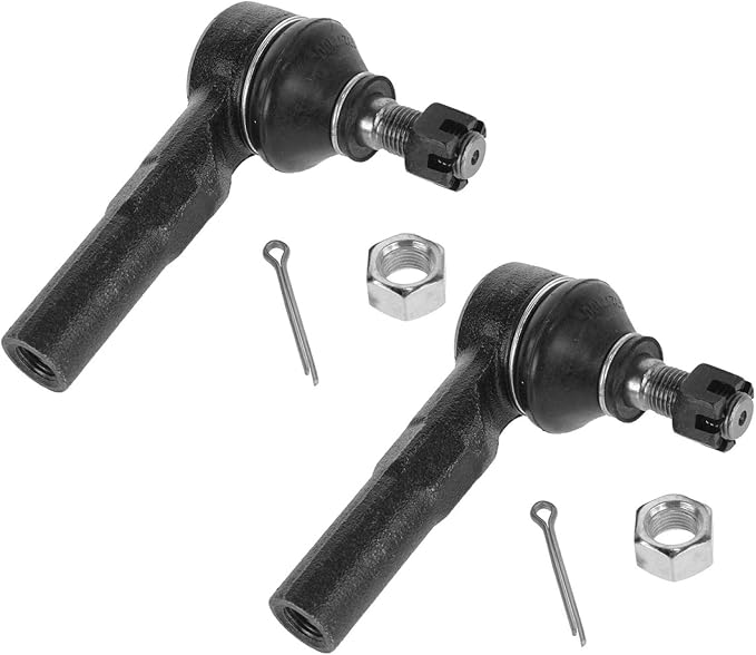 TRQ Outer Driver and Passenger Side Tie Rod Set 2 Piece Compatible with 1991-1998 Toyota Tercel 1992-1998 Toyota Paseo 2000-2005 MR2 Spyder