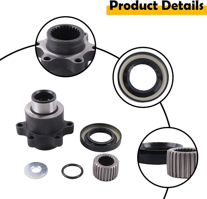 27252-115000-0000 Rear Drive Shaft Boss Kit w/Oil Seal & O-Ring Compatible with Hisun 400 500 700 UTV ATV Sector Vector Coleman Massimo Axis Cub Cadet Bennche