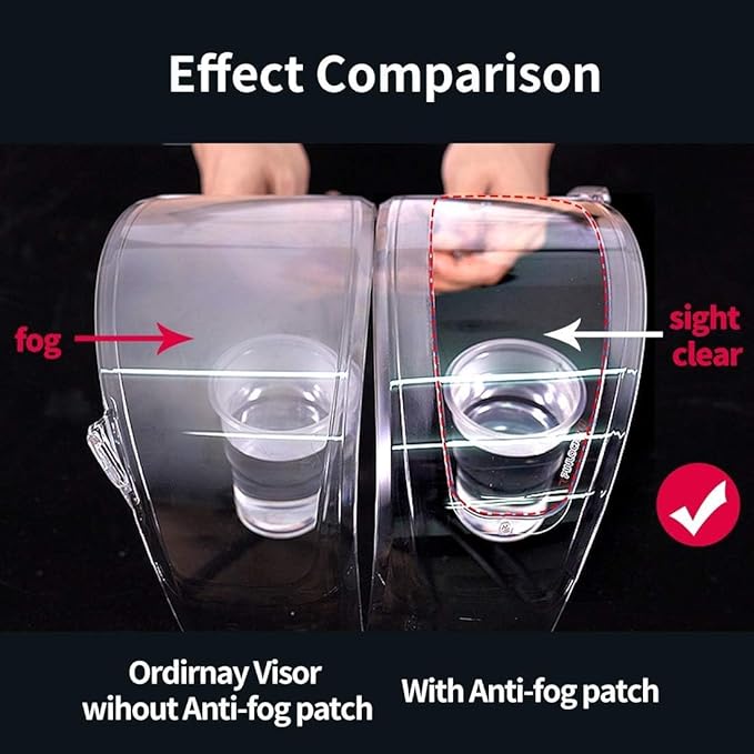 VCOROS Anti-Fog Visor Insert for HJ-31 Helmet Shield for HJ- I10 / I70 Helmets Shield Anti-Fog Insert (Anti-Fog Film)