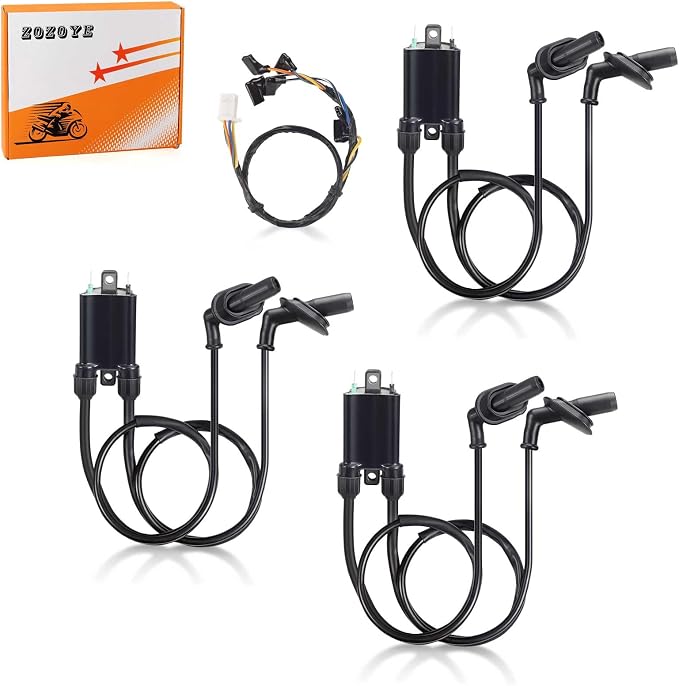 Ignition Coil + Cap + Sub-Wire for Honda Gl1500 Gold Wing 1500 Valkyrie 1500 1989-2000