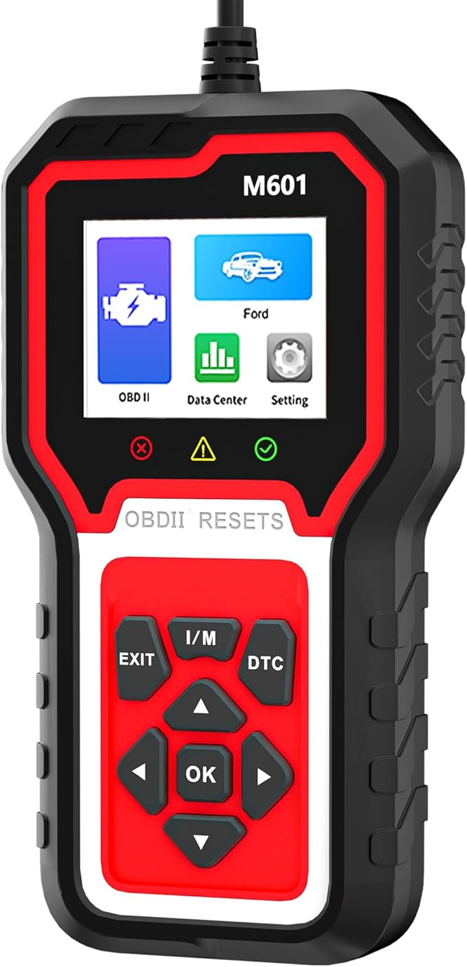 M601 Fit for BMW OBD2 Scanner, Multi-System OBDII Diagnostic Scan Tool and Code Reader with Reset, Enhanced Diagnose Check Engine, Transmission, ABS, SRS, BODY, Chasis, Speaker System & More