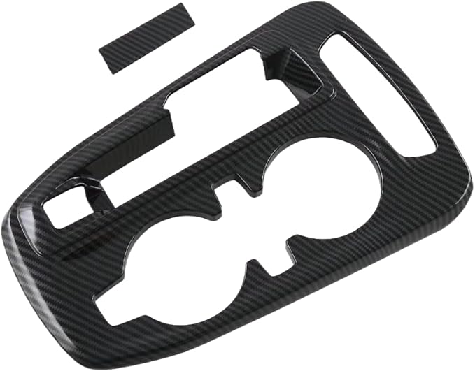 Center Console Gear Shift Panel Cover Anti Scratch Gear Shifter Trim Interior Decoration Accessories ABS Material Imitation Carbon Fiber Pattern for Chevrolet Trax 2023 2024 2025 Pack of 2