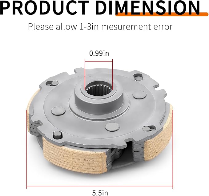 Wet Clutch Centrifugal Carrier for Honda Rancher 420 TRX420 FE FM TE TM FPE FPM 2007-2024