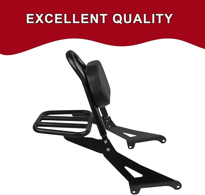 Detachable Backrest Sissy Bar Replacement for Yamaha Stryker XVS1300 XVS 1300 2011-2019 Motorcycle Passenger Backrest