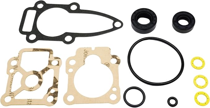 Boat Marine 3B2-87321-0 Lower Unit Gasket Kit for Tohatsu Nissan 8 9.8 HP Outboard Motor Replacement 3B2873210M 3B2873215M