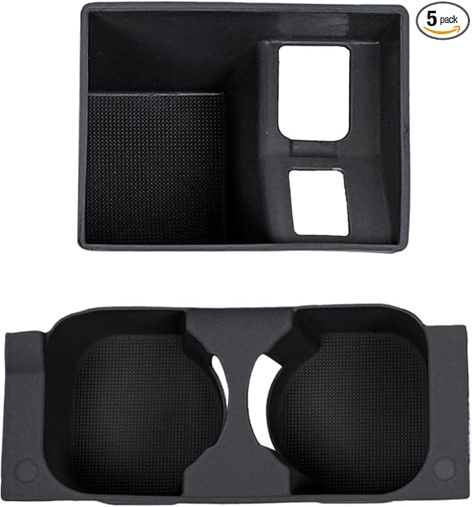 Central Control Water Cup Mat Is Applicable to Internal Modification of 2010-2013 Lexus GX460 Silicone Non-Slip Mat Storage Box Protective Pad Lexus GX460 Accessories (2010-2013)