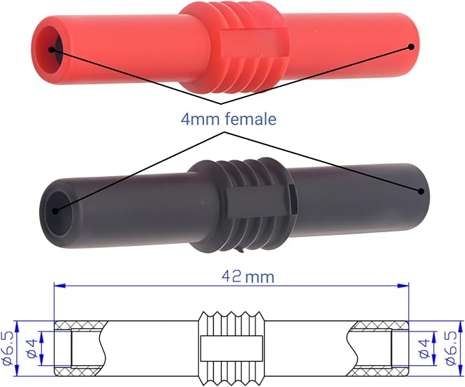 Test Lead Set,4mm Banana Plug (TH-10-KIT)