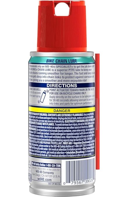 WD-40 Specialist Bike Chain Lube, 2.5 OZ