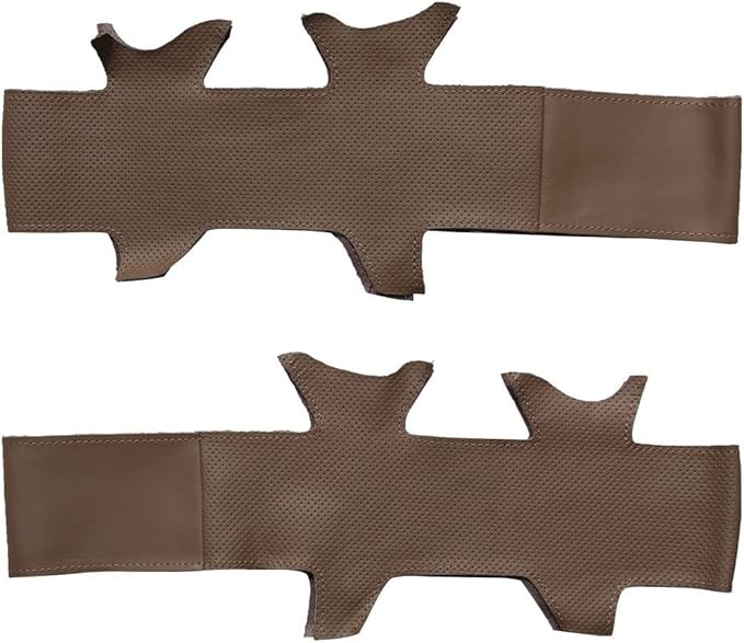 Loncky Leather Steering Wheel Cover for Toyota 4Runner 2003-2009 / Tacoma 2005-2011 /Tundra 2003-2006 /Sienna 2004-2010/Highlander 2004-2007 /Sequoia 2003-2007 /Camry 2005 2006 /Land Cruiser 2003-2007