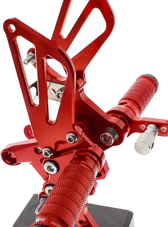 Sunrivery Motorcycle Rearsets Footpegs For GSXR750 GSX-R600 1996-2005,SV650/SV650S SV1000/S 1998-2014,GSXR1000 2000-2004