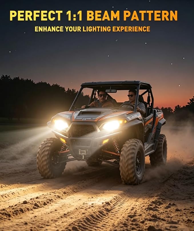 Termitor H7 Light Plug & Play for ATV UTV Off Road, Pack of 2