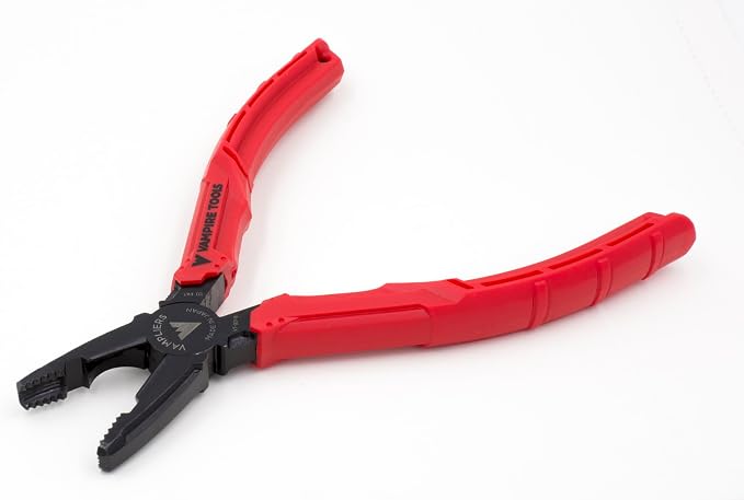 VAMPLIERS BRUTE 6.25" Stripped Screw Extractor Pliers. Made in Japan. Black Oxide Finish. Multipurpose Screw Removal Tool for Damaged/Stuck Screws & Fasteners.