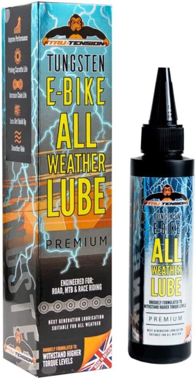 Tru-Tension | E-Bike Tungsten Bundle | 4 Piece Bicycle Clean & Lube Kit