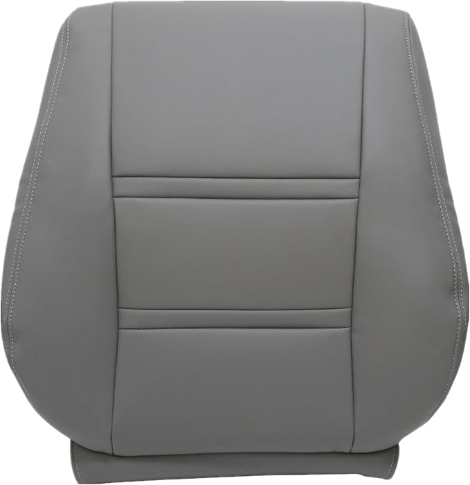 NLQR Driver and Passenger Side Bottom and Top Back Replacement Seat Covers Gray Compatible with Toyota Land Cruiser 1990 1991 1992 1993 1994 1995 1996 1997