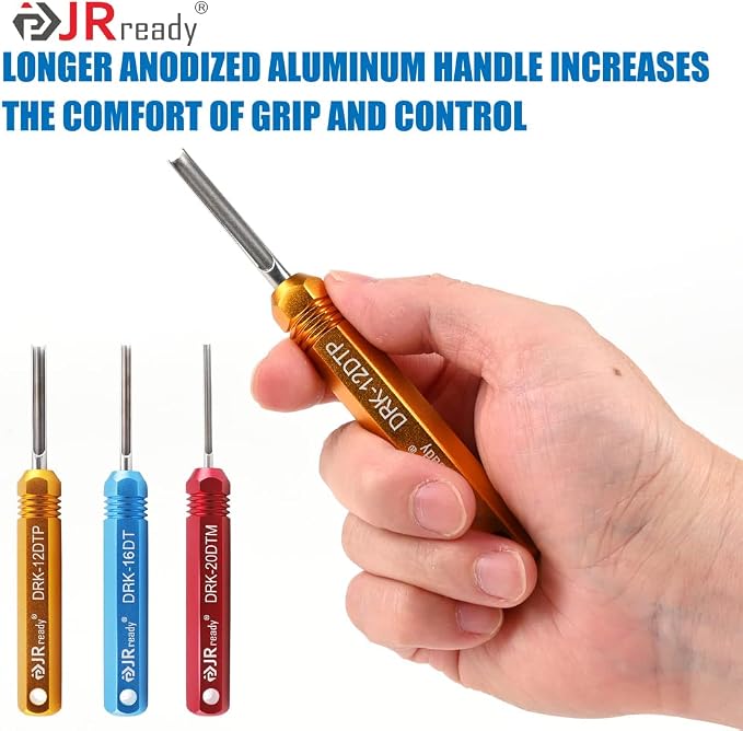 JRready ST5231 Deutsch Pin Removal Tool DRK-20DTM DRK-16DT DRK-12DTP with DRK-RT1B, Connector Release Tool for Deutsch Solid Contacts