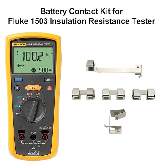 Battery Contact Kit Replacement for FLUKE 1503 1507 1577 1587 Insulation Resistance Tester
