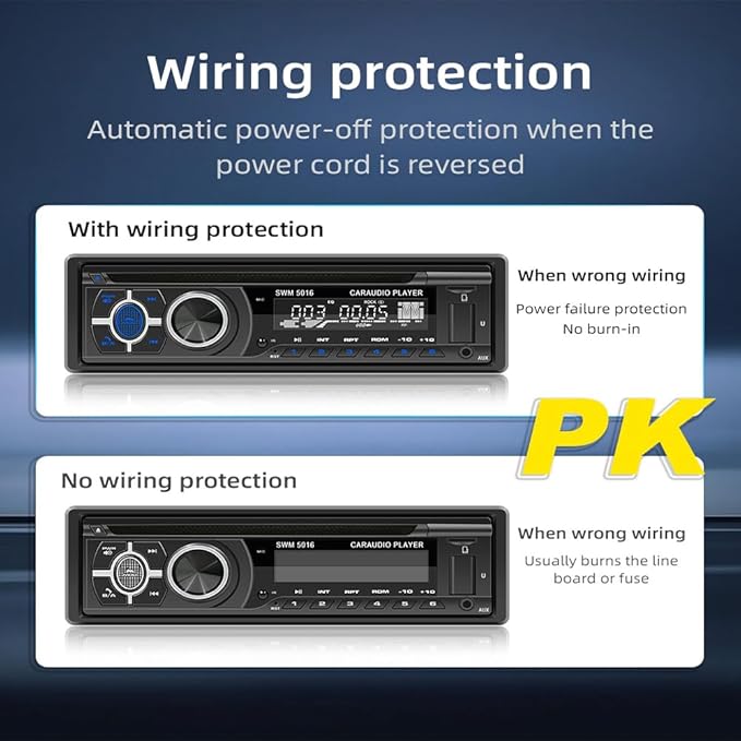 Single Din Car Stereo CD DVD Player,MP3 USB Music Unit Car Radio,Support Bluetooth FM/RDS/USB/AM