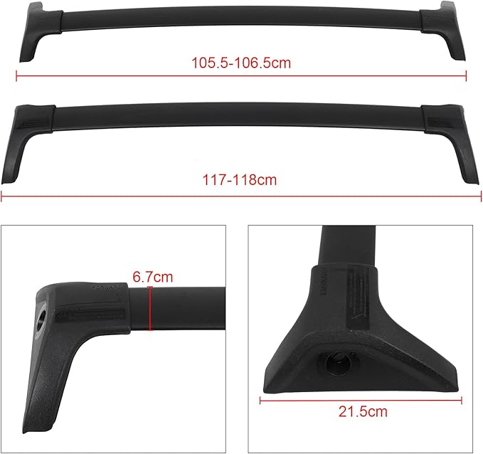 SCITOO Roof Rack Cross Bars Fit for Toyota for RAV4 2019 2020 2021 2022 2023,for Rooftop Cargo Carrier Bag Basket Luggage Kayak Canoe Bike Snowboard Skiboard