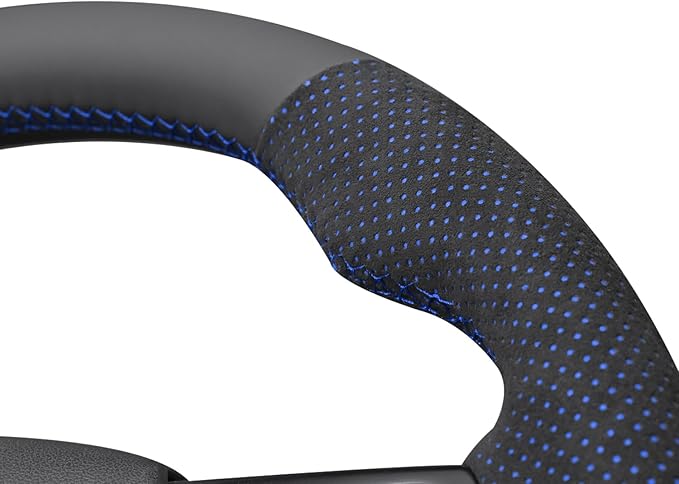 MEWANT Hand Stitch Steering Wheel Cover Wrap for Subaru WRX / WRX STI 2015-2021 - Steering Wheel Accessories