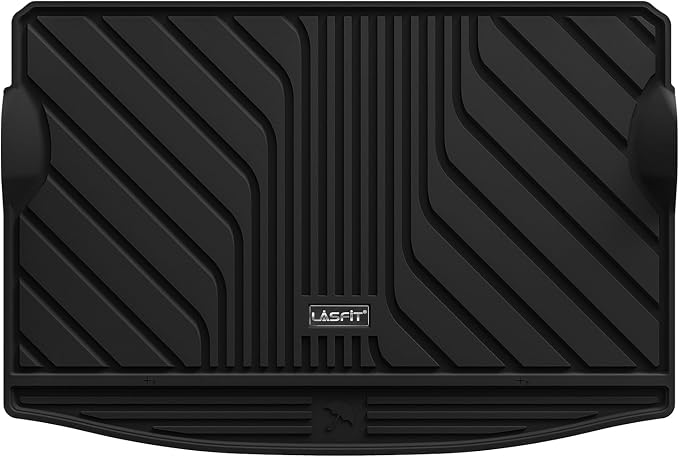 LASFIT Cargo Mat for Subaru Impreza & Crosstrek 2026 2025 2024, All Weather TPE Custom Fit Easy Clean Durable No-Curling Car Trunk Mat for Crosstrek & Impreza 2026 2025 2024 Cargo Liner,Black