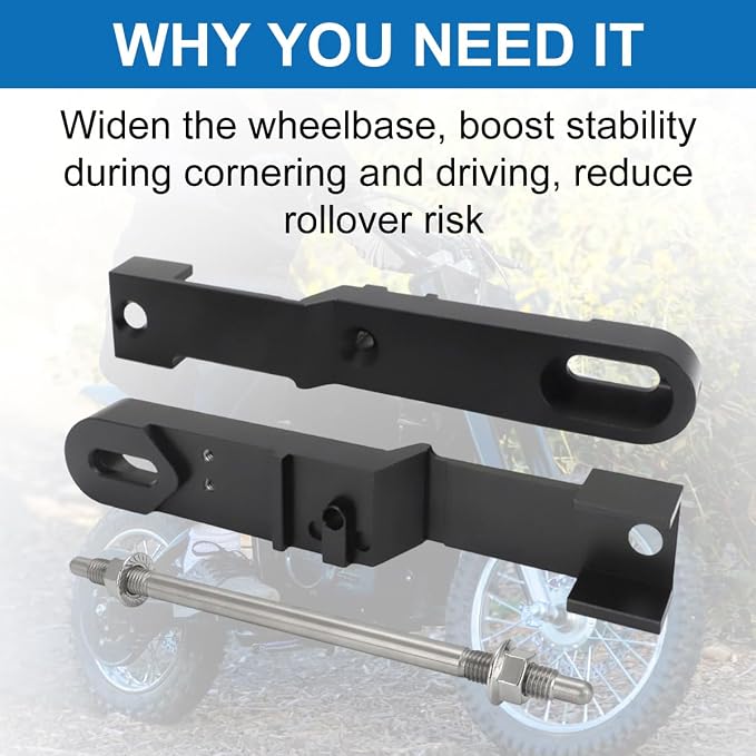 Swing Arm Extension Kit for Razor MX650 SX500 MX500, 4''-5'' Widening Axle Extension