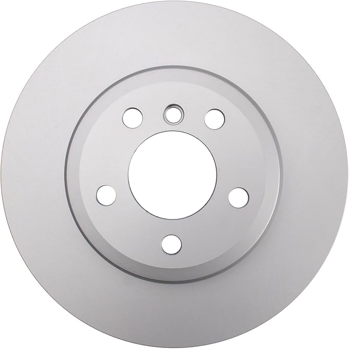 TRQ Front Brake Rotor Set G Coated Vented Compatible with 2004-2010 BMW X3