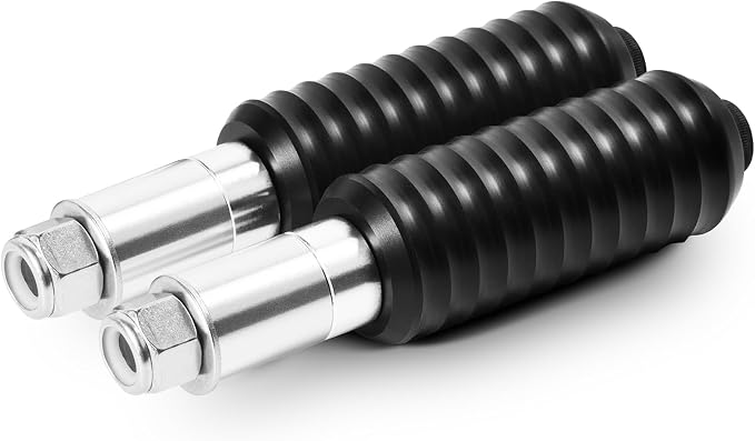 4" Motorcycle Frame Sliders Falling Crash Protector Upper Shock Mount Guards Falling Side Protector No Cut Kits Fit for Dyna 2006-2017 (Gripple Style)