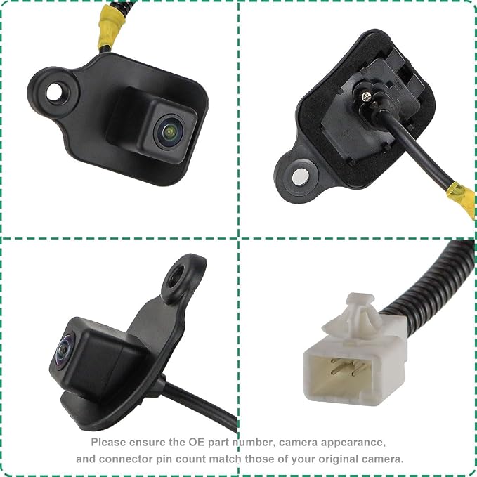 86267AJ11B Rear View Camera Replacement for Subaru Legacy 2012 2013 2014, OE Backup Cam Replaces 590-928, SU1960100, 86267AJ11A by GreenYi