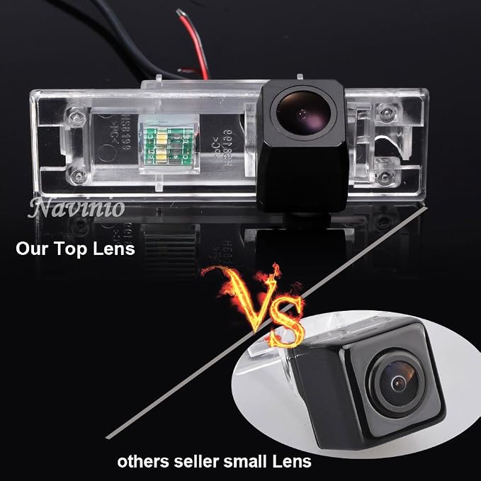 HD IP68 1280Pixels Auto 170° License Plate Light Rear View Reversing Camera Compatible with BMW 120i E81/E87/F20/135i/640i/M1 F21/Mini Clubman/Convertible/Countryman/Couper/R55 R57 R60/R55N R56N R57N
