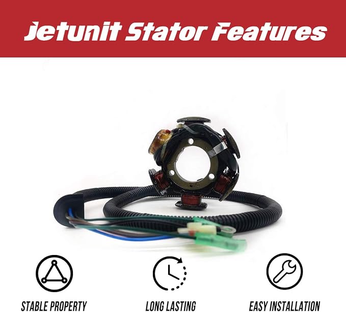 Stator for Yamaha Jetski 65U-85510-01-00,65U-85510-00-00 Assy GP1200/ XL1200 / SUV/ LS2000/ LX210 1997 1998 1999 2000 2001 2002 2003 2004