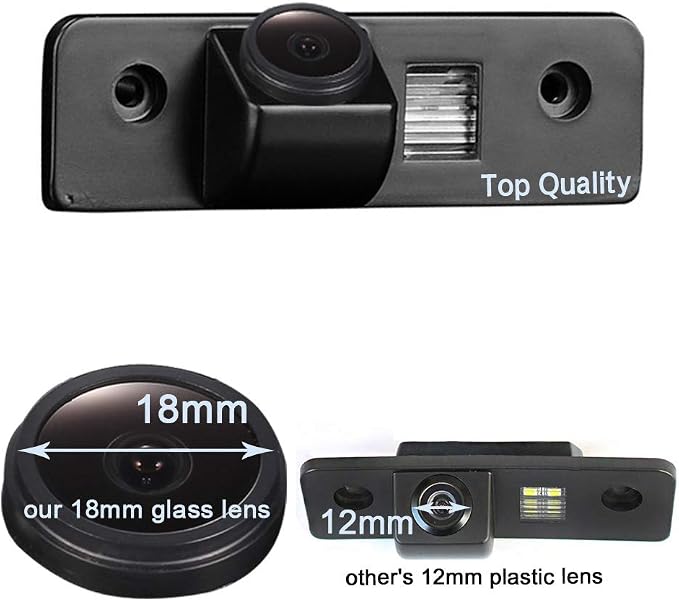 Super HD vehicle camera 1280x720 pixels 1000 TV Car Rear View Backup Camera 170°reverse for Skoda Octavia 2 RS 1Z MK2 Facelift Superb 2 Fabia 2 Roomster Tour Ford Mondeo MK2 MK3 Metrostar Fiesta MK5 F