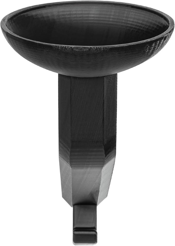Fire for Helmet Wall Mount Display - Unique Floating Display for Helmets, Jackets, and Masks - Matte Black