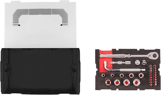 TEKTON 3/8 Inch Drive 6-Point Socket Set, 32-Piece | SKT96100