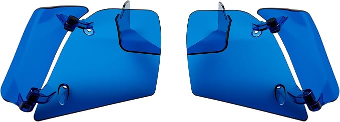 Side Wings Wind Air Deflector Fairing Fit for Harley 2024-2026 CVO Road Glide ST FLTRXSTSE 2024-2026 Road Glide FLTRX 2023-2025 CVO Road Glide FLTRXSE (Blue)
