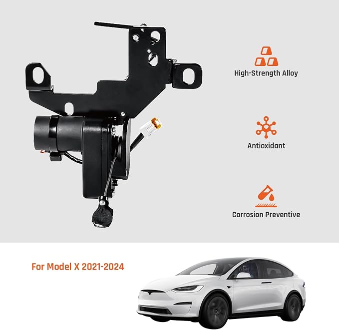 Automatic Power Frunk Closer for Tesla Model X 2021-2025 - Hands Free Soft Close Front Trunk Lock with Electric Suction Easy Install