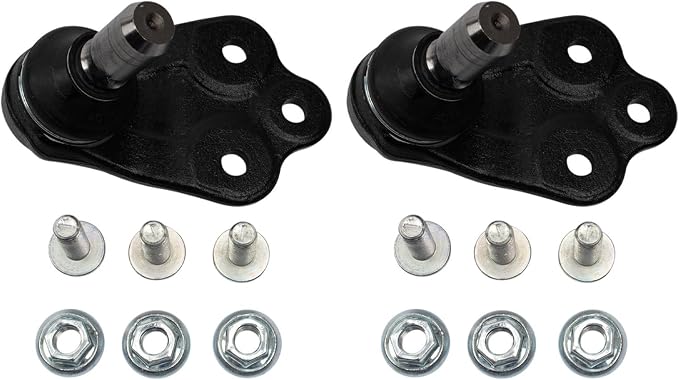 TRQ Front Lower Ball Joint Set Driver and Passenger Side 2 Pieces Compatible with 2018-2021 Jeep Compass
