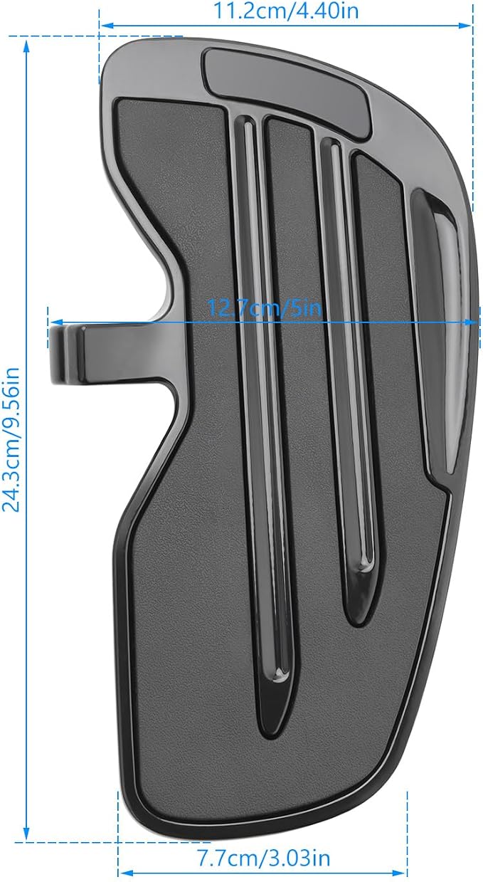 Motorcycle Driver Floorboards Foot Pegs for Indian Scout Sixty Bobber Replace Part Compatible with Indian Scout 2015-2024 (Black)