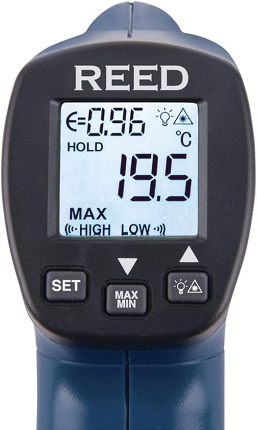 REED R2300 Infrared Thermometer, 12:1, 752°F (400°C)