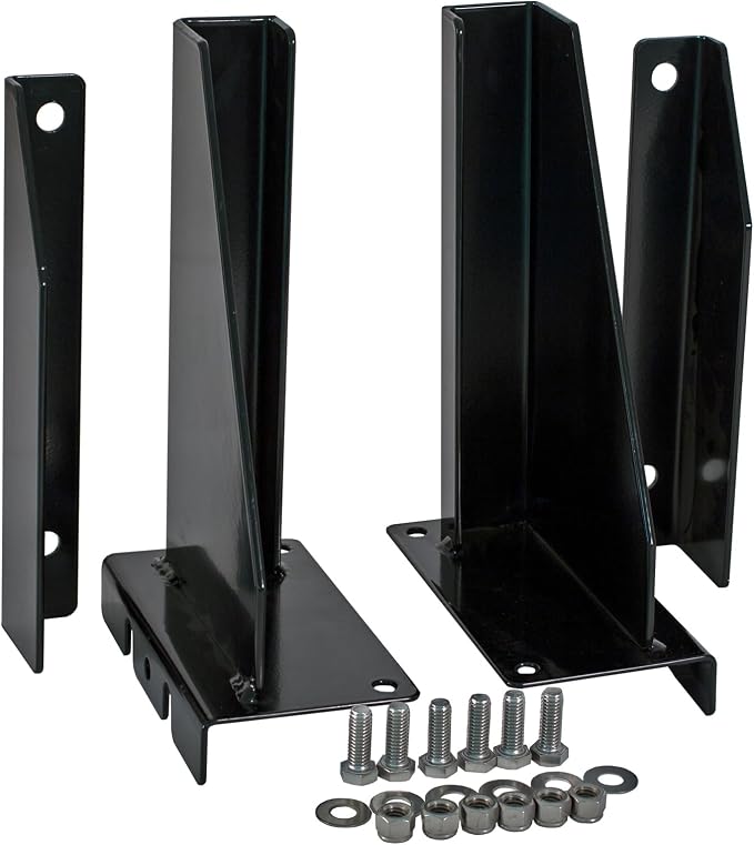 Buyers Products 5531020 Black Steel Side-Wall Extension Kit for DumperDogg® Insert, Powder-Coated Carbon Steel Capacity Expansion Brackets, Heavy-Duty Construction with Included Mounting Hardware