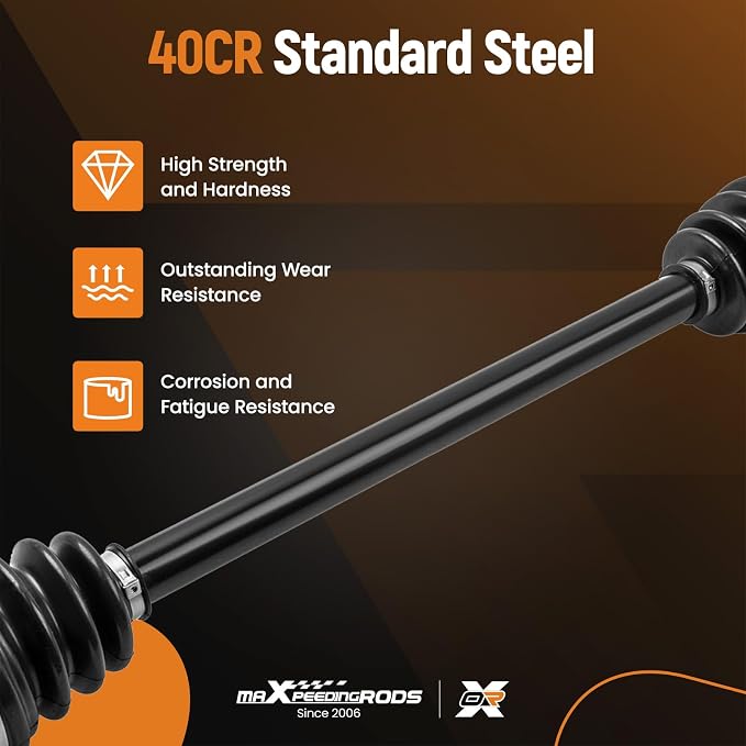 maXpeedingrods Rear Left Right CV Axle for Polaris RZR XP 1000 XP 4 1000 2014-2019 Replaces 1333124 1333439 1333944