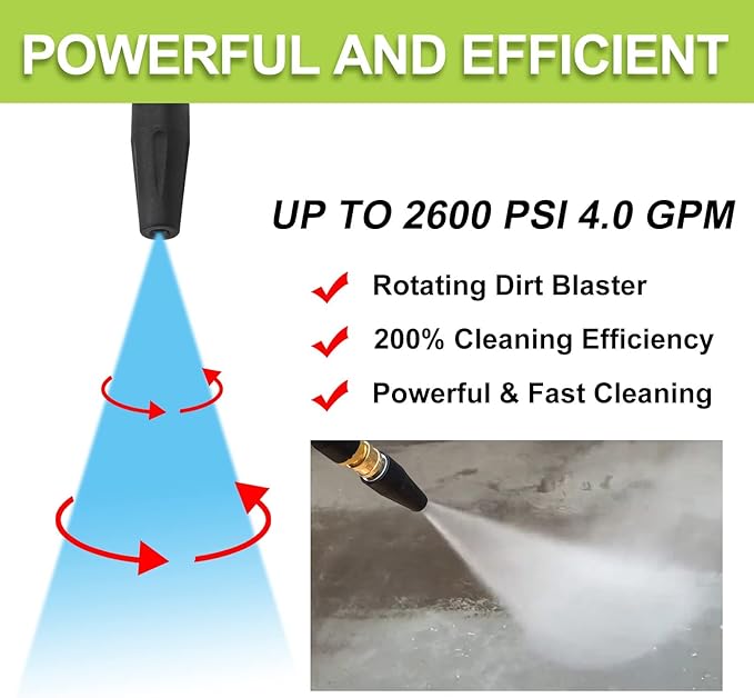 Bear Force Replacement Spray Gun with Extension Wand & M22-15 Connector, Compatible with Some of Ryobi, Greenworks, Craftsman, Kar-cher, SunJoe, Westinghouse, LWQ Electric Pressure Washer Max 1900 PSI