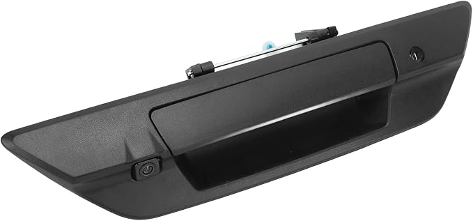 Car Trunk Handle Color Backup Camera Wide Angles Reverse Rear View for Safe Driving (Black)