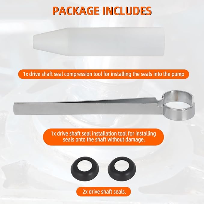 13371 22727 Injection Pump Seal Tool for Roosamaster for Stanadyne Drive Shaft Seal Install Tool Kit Diesel Fuel Injection Pump Drive Shaft Seal Installation Tool