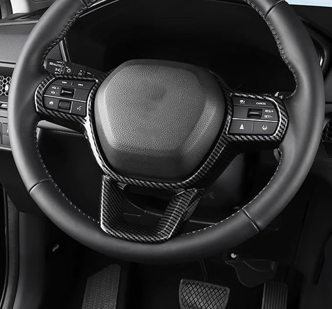Car Accessories Fit for Honda CR-V CRV 2023 2024 Interior Button Cover Trim Strips (Carbon Fiber Style) ABS 1 PC
