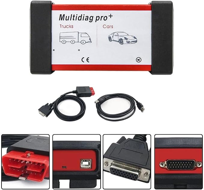multidiag pro Obd2 Scanner Diagnostic Tool Full System Function Bluetooth Check Engine Code Reader for Cars and Trucks Chevrolet Toyota Gm Ford Honda Hyundai Vehicles etc Compatible Delphi ds150e
