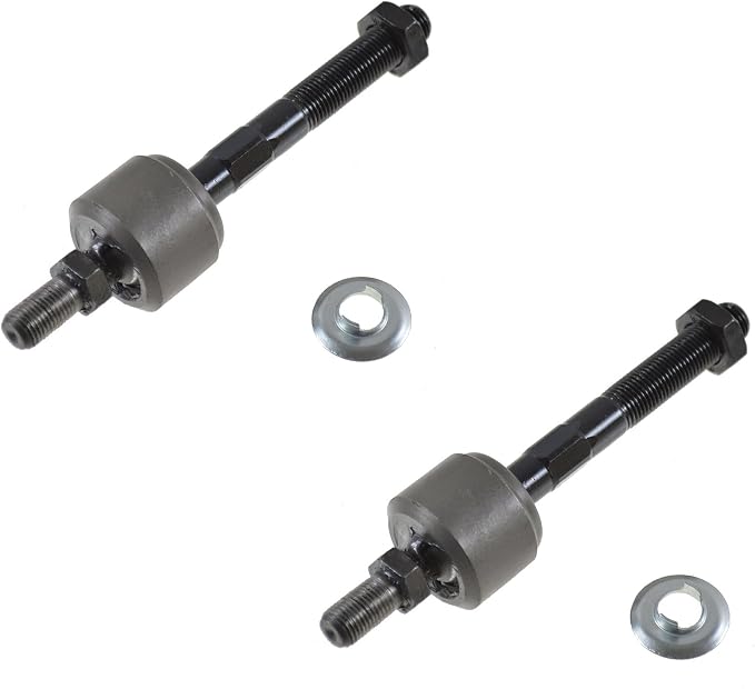TRQ Front Inner Tie Rod Driver and Passenger Side Compatible with 1990-1993 Honda Accord